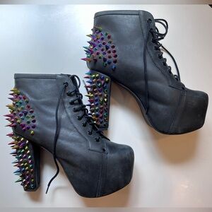Jeffrey Campbell Lita spike rainbow size 41/10